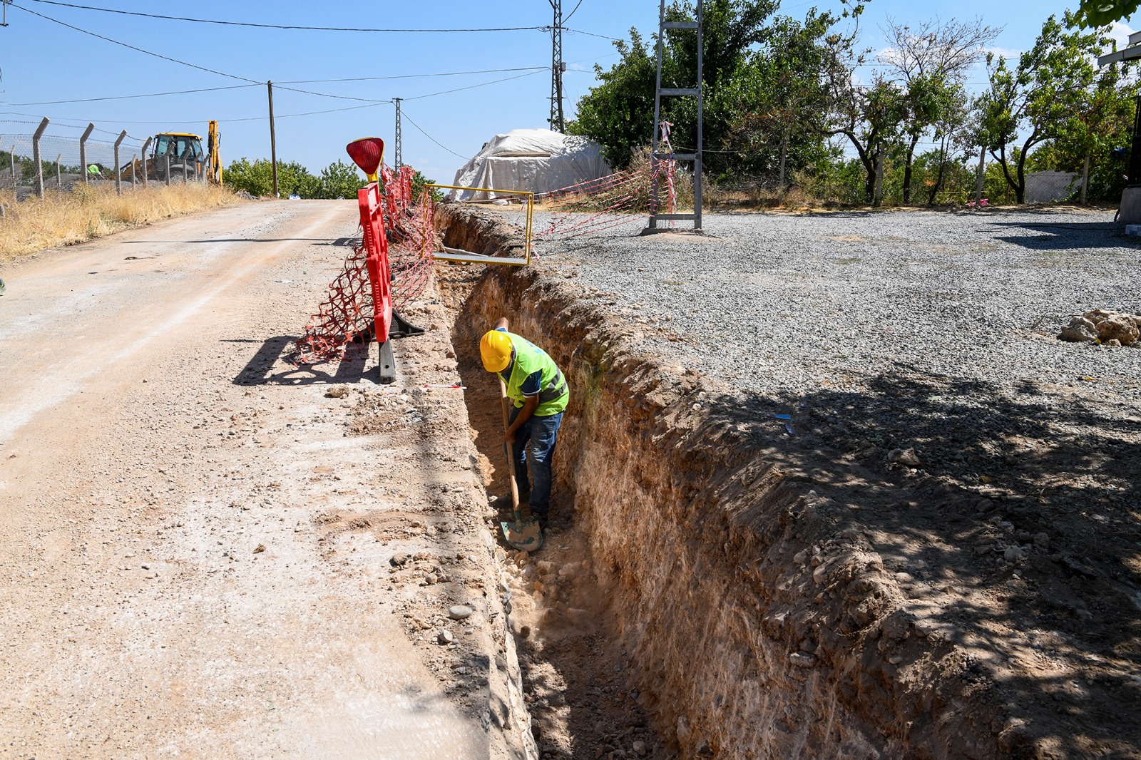 ÖZAL MAHALLESİ’NE 25 KİLOMETRE İÇME SUYU HATTI