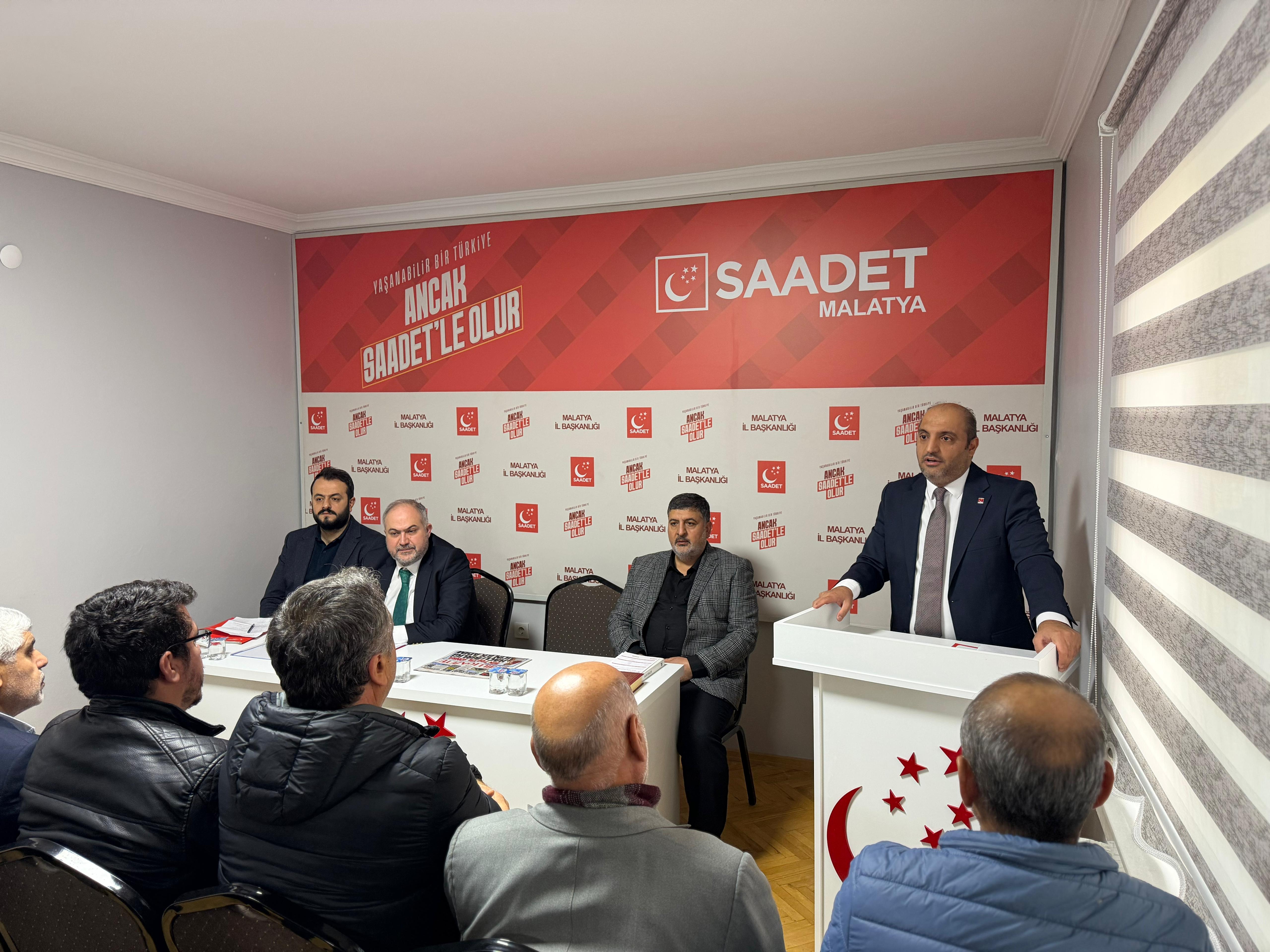 Saadet Partisi İl Başkanlığı Kasım Ayı Divan Toplantısı Gerçekleşti