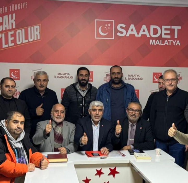 Saadet Partisi Yeşilyurt İlçe Divan Toplantısı Yapıldı