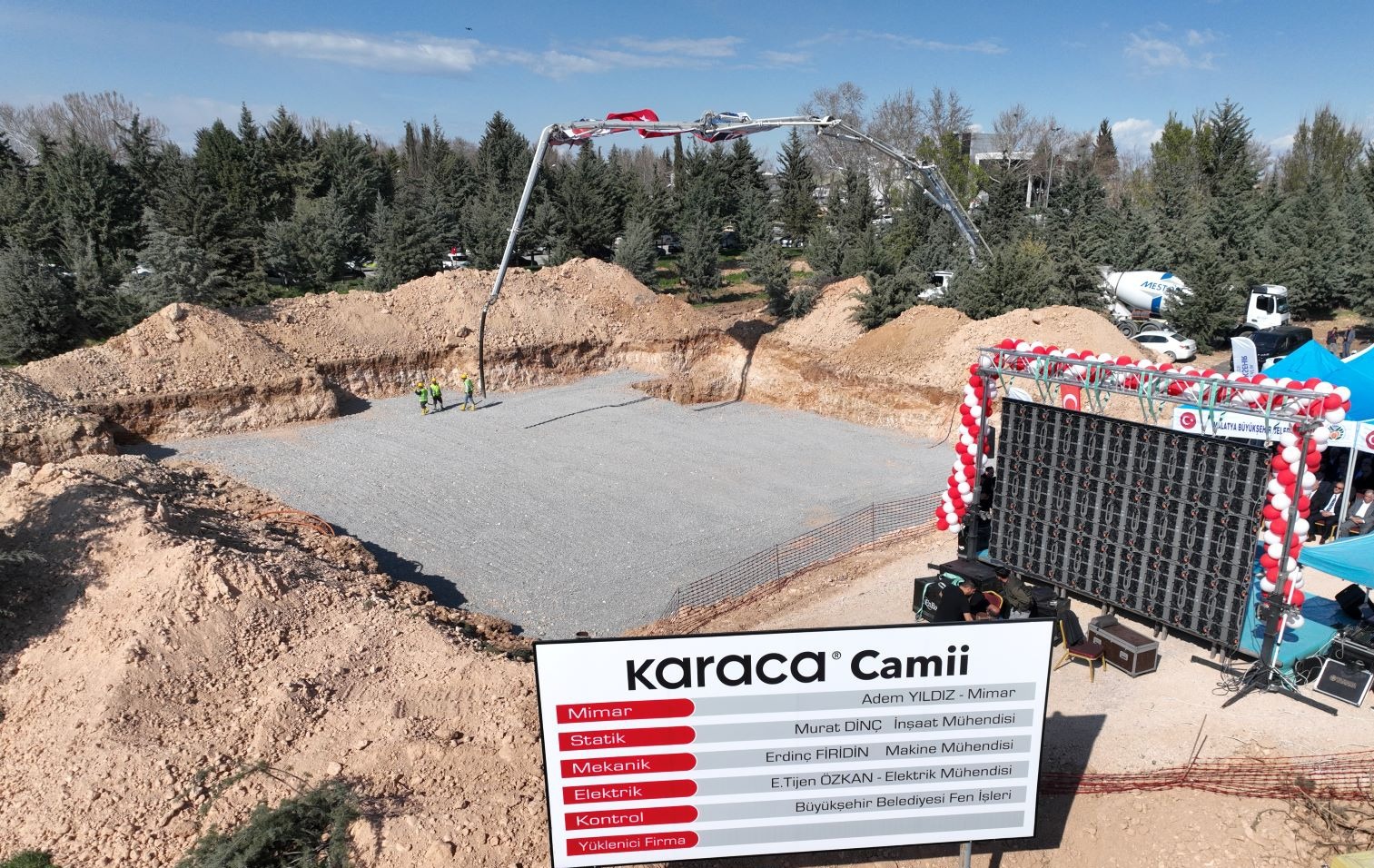 Şehir Mezarlığı İçindeki Karaca Camisi’nin Temel Atma Töreni Gerçekleştirildi