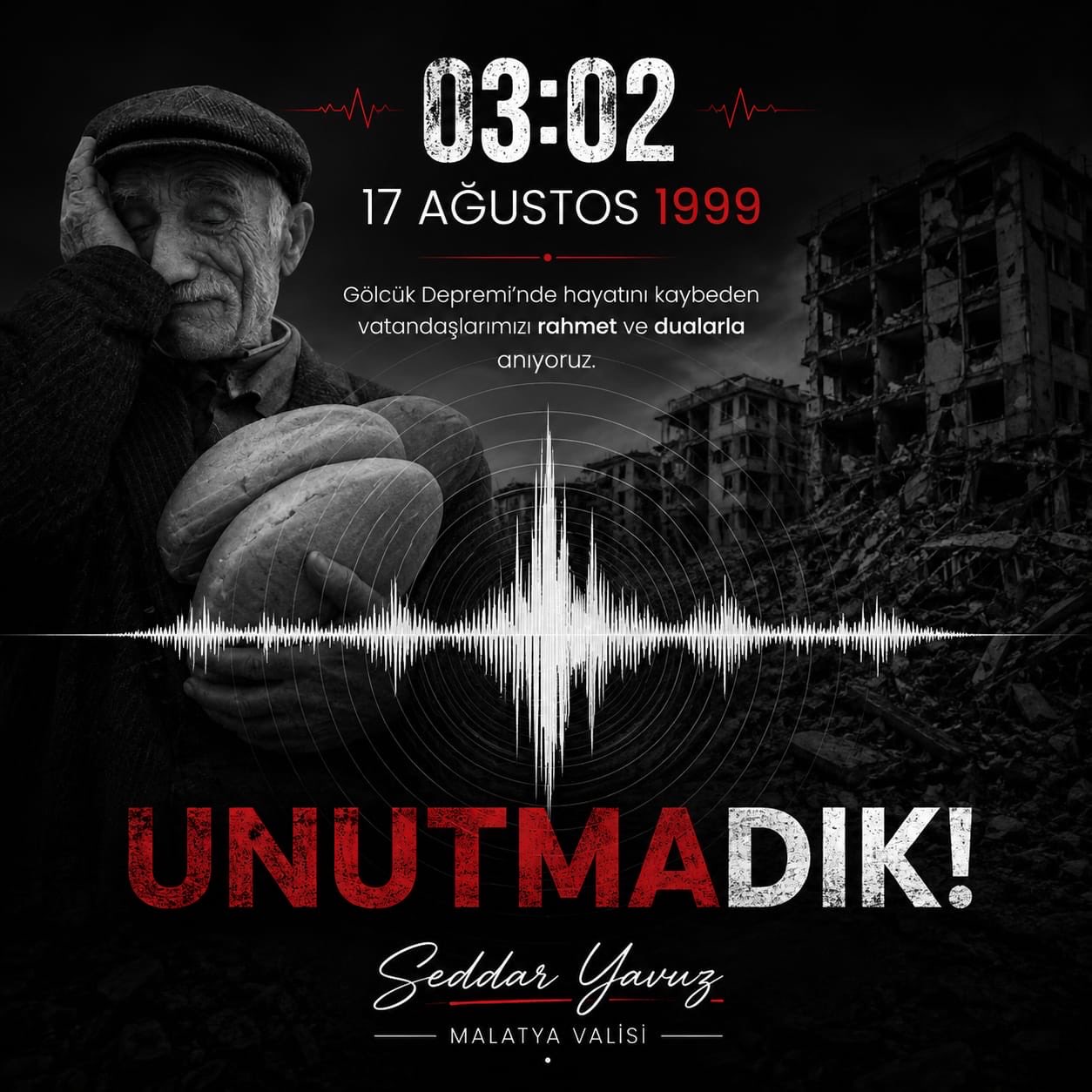Vali Seddar Yavuz:"UNUTMADIK"