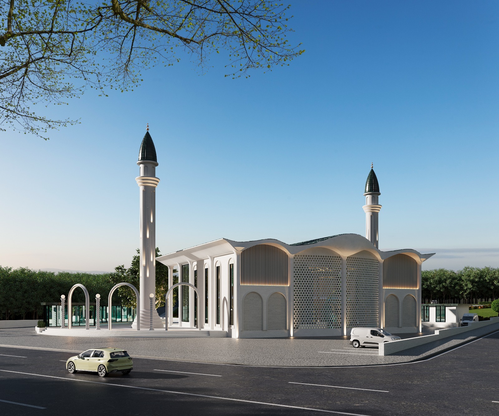 YENİ ŞİRE PAZARI CAMİ PROJESİ’NDE ÇALIŞMALAR SÜRÜYOR