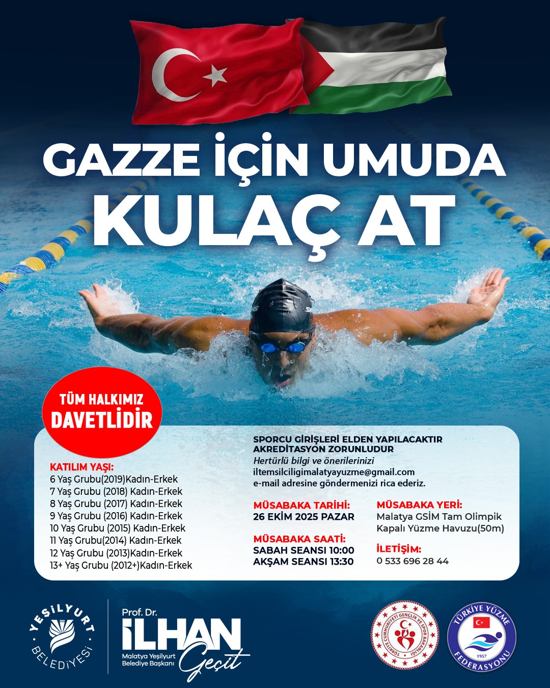 Yeşilyurt Belediyesi'nden Gazze İçin Anlamlı Organizasyon