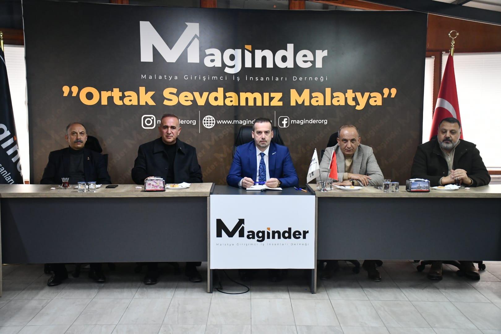 Zafer Partisi'nden MAGİNDER'e Ziyaret