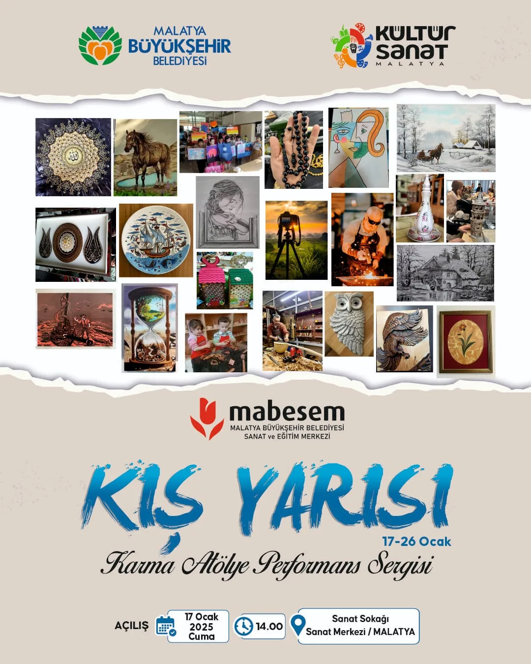 “KIŞ YARISI” KARMA ATÖLYE PERFORMANSI SERGİSİ