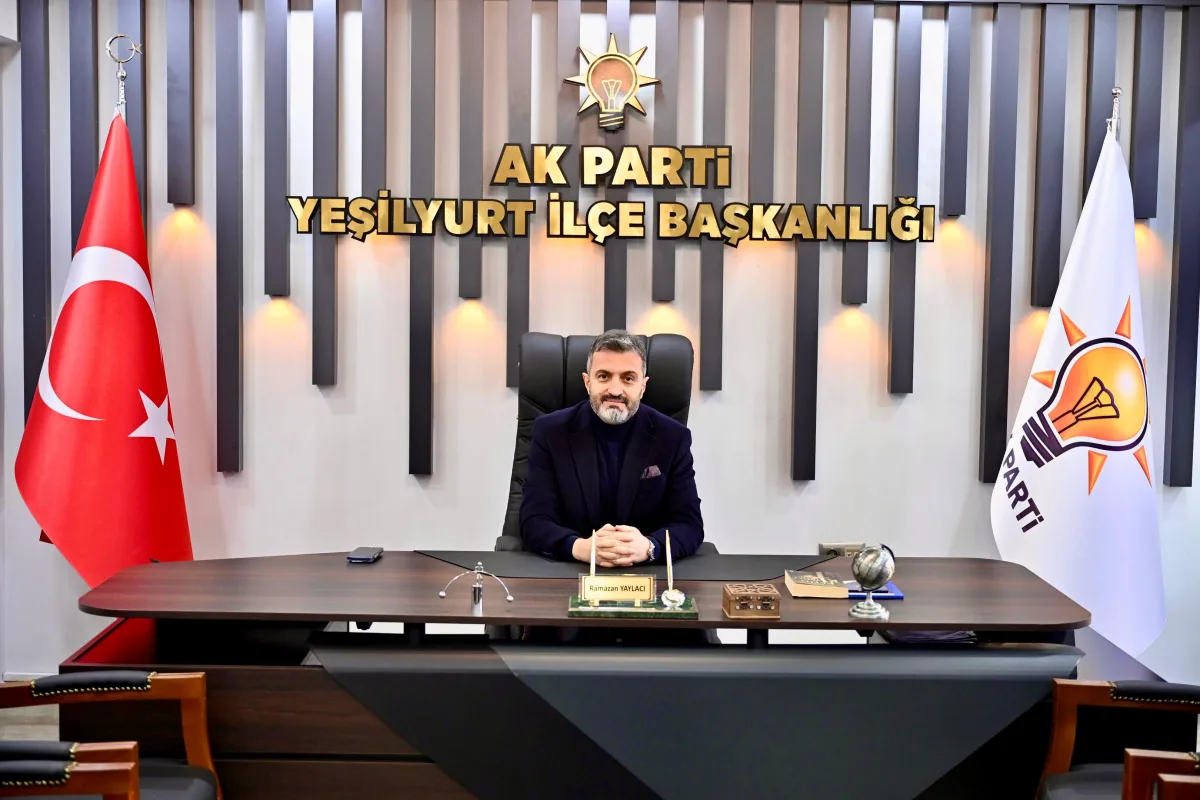 Ak Parti Yeşilyurt İlçe Başkanı Ramazan Yaylacı'dan Yeni Yıl Mesajı