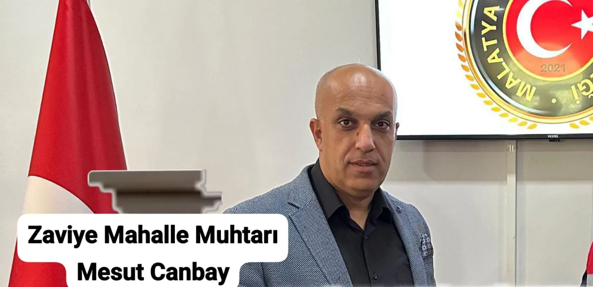 Zaviye Mahallesi Muhtarı Mesut Canbay'dan Miraç Kandili Mesajı