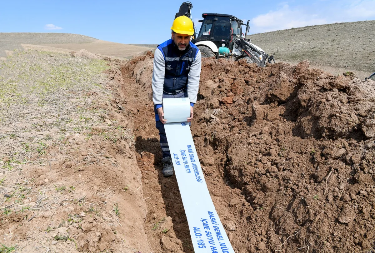 ARGUVAN GÜMÜŞLÜ’YE  1.500 METRELİK İÇME SUYU HATTI